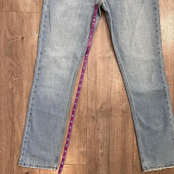 NWT Abercrombie & Fitch The 90s Slim Straight Jeans Curve Love Ultra High Rise - Picture 8 of 8